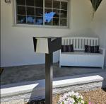 Black Powder Coating Mailbox The Ultimate Garden Essential for Christmas by