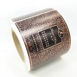 Cosmetics Adhesive Vinyl Bopp Polypropylene Logo Metallic Label Stickers