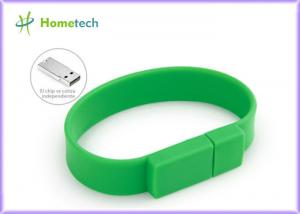 China Promotional Gift  Silicone USB Wristband USB Flash Drive 4GB / 8GB on sale