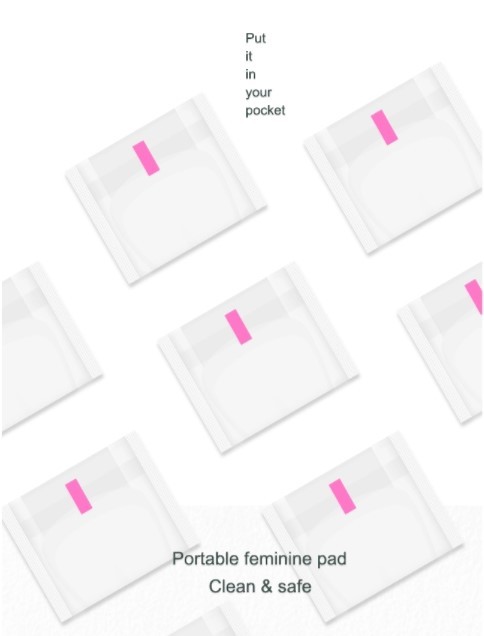 Side Gather Big Size Natural Material Overnight Sanitary Napkins