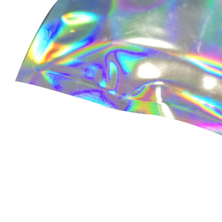 4x6 Inch Flat Resealable Holographic Ziplock Bags Mylar Pouch for Candy, Weed, Flower, Tea, Food, Accessories Packaging