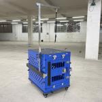24" Collapsible Dog Kennel Crate Aluminum Dog Box With Grooming Arm For Dog Show