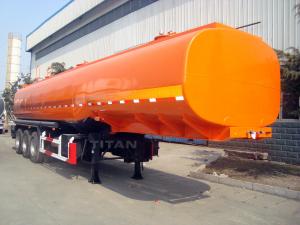 Wholesale TITAN 2 Axles carbon steel liquid tanker Truck Trailer / Fuel Oil Truck Trailers from china suppliers