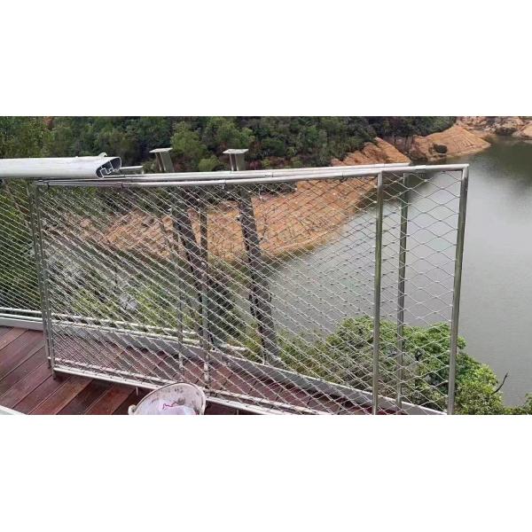 Flexible and Durable SS304 Wire Rope Mesh for Roof Fall Protection with 25mm*25mm Opening