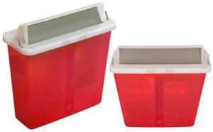 China Disposable Medical Sharp Containers For Needles , Surgical Needle Disposal Box on sale