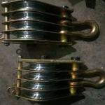 Heavy Duty Wire Pulley Tackle Snatch Block Overhead Line Steel Sheaves