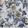 Buy cheap Wide French 3D Embroidery Lace Fabric Nylon Beaded 1 Yard Length from wholesalers