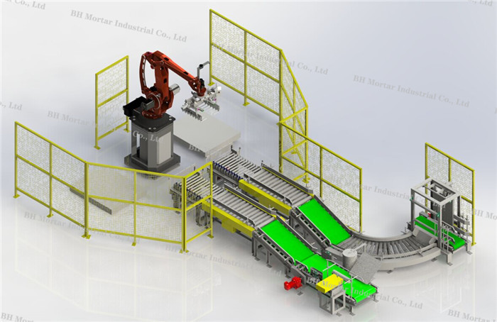 High Precision Automatic Palletizer Machine , Efficient Automatic Bag Palletizer