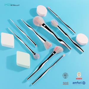 Wholesale ABS Plastic Handle Complete Makeup Brush Set 8PCS For Foundation Powder Eyeshadow Lipstick from china suppliers