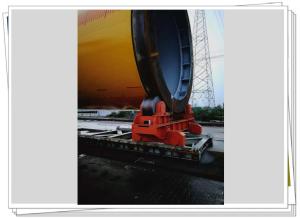 Wholesale Painting Welding Rotator Steel Roller Motorized Trolley from china suppliers