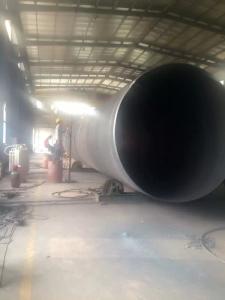Wholesale S355 Spiral welded piling pipes with anti-rust coating from china suppliers