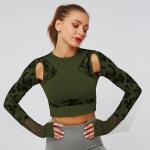 2019 Leopard Grain Seanmless Mesh Woman Fitness Yoga Leggings Or Top