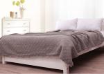 3pcs / 5pcs Full Size Quilt Washed Solid Embroidered Bedspread And Coverlets