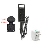 Outdoor Garden In-ground Lawn Insertion Electrical Power Sockets Outlet Stake