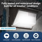 LED Exterior Wall Pack 3500K 4000K 5000K 7800Lm Outdoor Country Wall Lights