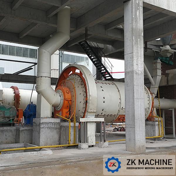 Mining Cement 30t/H Continuous Ball Mill Machine 25mm Feed