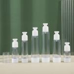 1oz 2oz 3oz 4oz 80ml 100ml 120ml Refillable Airless Lotion Pump Bottle featuring
