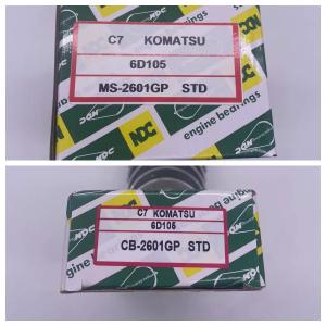 Wholesale MS-2601GP CB-2601GP STD Main Bearing Connecting Rod Bearing For Komatsu 6D105 Engine Excavator from china suppliers