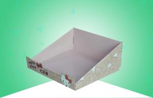 Wholesale Recyclable Cardboard Counter Display For Promoting Hello Kitty Makeup Cotton Pads from china suppliers