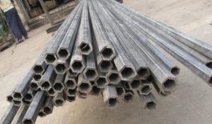 Wholesale ASTMA1045 Perforated Hexagonal Hollow Steel Tube / Thick Wall Steel Pipe from china suppliers