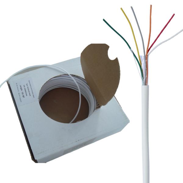 8 Cores ExactCables Italy Market Shielded Alarm Cable 2x0.22 2x0.75 Bare Copper