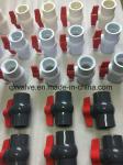 Straight Through Type Blow-Down Valve PVC Compact Ball Valve for Professional