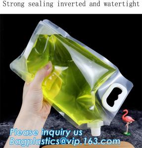 Wholesale Wine Pouch Liquid Pack Bag, Drink Packaging Pouch With Spout, 3L 5L 10L 22L Plastic Aluminum Foil Wine Bag from china suppliers