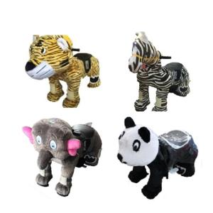 Wholesale Plastic Mini Park Animal Joy Coin Operated Horse Ride / Kids Electric Cars from china suppliers