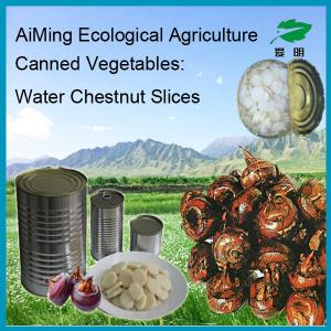 China 2015 new crop  canned water chestnut slices for sales on sale