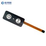 Two Buttons PET Flexible Membrane Switch , RAL Tactile Metal Dome Switch