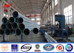 Metallic Distribution Galvanized Steel Utility Pole For Electricity Distribution