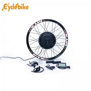 China Waterproof Electric Bike Kit Motorized Bicycle Rear Wheel With Lcd Display on sale