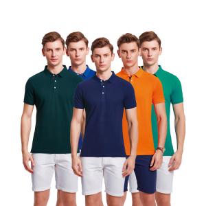 Wholesale Flyita Custom Short Sleeve Plain Polo Shirts Quick Drying from china suppliers