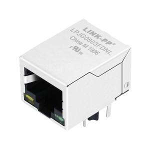 Wholesale LPJG0803FDNL 10/100/1000 Base-T Shielded RJ45 Jack Connector from china suppliers