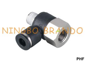 China PHF Plastic Push-in Pneumatic Air Tube Fittings Universal Elbow on sale