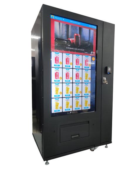 Snack Food Drinks Vending Machine Cooling System 2-20℃ Adjustable big screen
