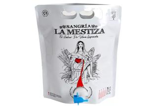 Wholesale Sangria Stand Up Food Grade 3L BIB Pouch Aluminum Foil Butterfly Valve from china suppliers
