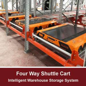 Wholesale Four Way Radio Shuttle Cart 4 Way Shuttle Cart Warehouse Storage Shuttle Racking from china suppliers