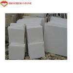 Free Sample Pure White Marble Slab Polished , Crystal White Marble Tiles
