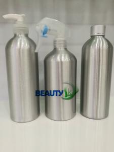 Wholesale Empty metal cosmetic Packaging refillable aluminum hair salon spray bottles with pumps from china suppliers