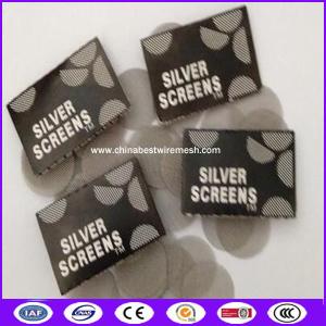 Buy cheap 15mm cigarettes stainless steel silver filter screens made in china from wholesalers