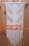 Macrame Wall Art Hanging, Tapestry Wedding Decoration, Bunting Banner knitted,
