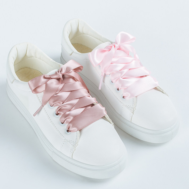 Sneakers Laces Men And Women Flat Wide Canvas Casual Shoes Laces