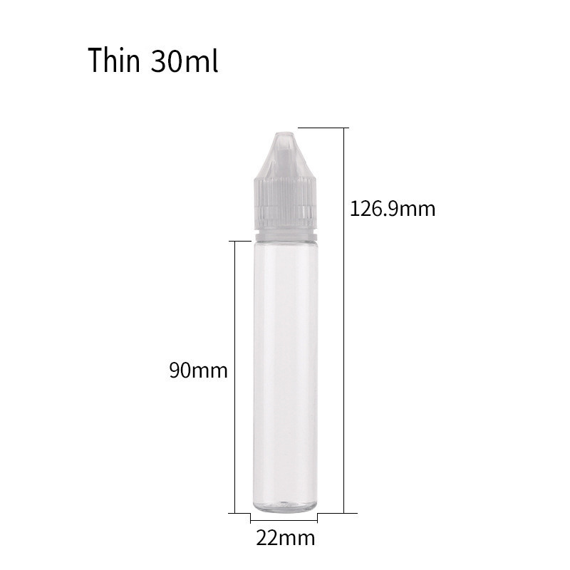 30ml Short E Liquid Bottle Portable Leak Proof