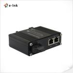 12V-48V DC Input Single Industrial Fiber Media Converter SC RJ45 10M/100M
