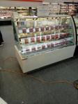Curved Glass Cake Fridge Display Cabinet 0.9m 1.2m 1.5m 1.8m