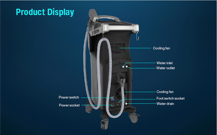 1000W 808nm Diode Laser Hair Removal Machine in cheap price