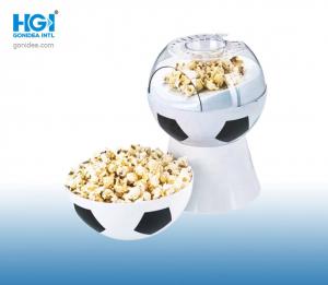 China Mini Size 20.3*20.3*29cm Football Shape Popcorn Maker 60Hz 1.2KW Oil Free on sale