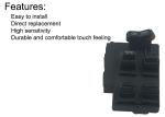 Universal Electric Window Switch Left Driver Side For 1990-1997 Honda Accord