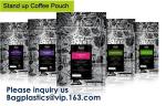 Food Grade Matt Black Surface Coffee Bag With Valve Matt Black Surface Coffee